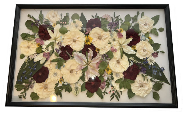 pressed flowers